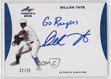 2015 Leaf Trinity Inscription Auto Blue 22/25 Dillon Tate #A-DT1 Auto 2t7