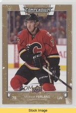 2017-18 Upper Deck Compendium Gold Micheal Ferland #345 READ 4gp