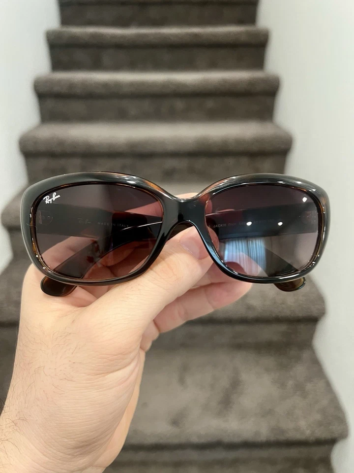 NUEVO Ray-Ban Jackie Ohh Tortuga Marco Marrón Gradiente Lente RB 4101 58-17 Foto 3 de 4