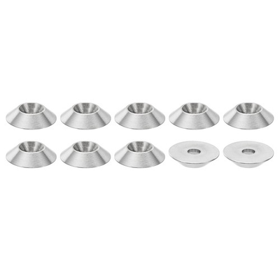 #ad M3 Finish Countersunk Washer 10pcs 13mmx3mm Cup Washer Screw Bolt Head Gasket $19.58