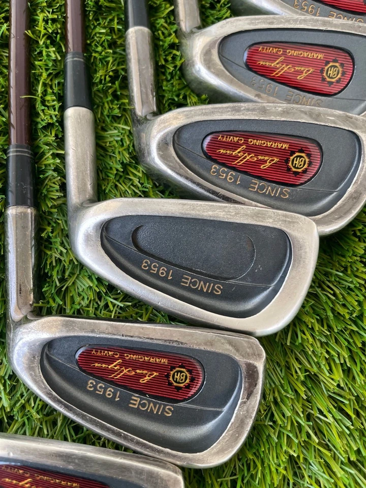 BenHogan SINCE 1953 Iron Set 9pcs 3-9, P, A, S RH R Graphite Used - Image 2 of 4