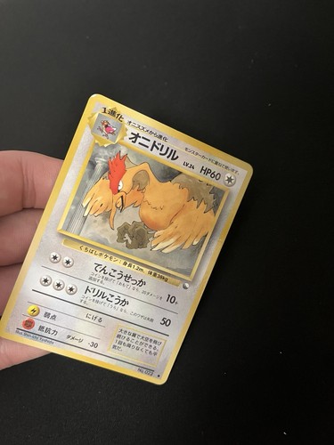 Fearow #022 MINT/EXC Japanese VENDING Pokemon Card Vintage Glossy Rare - Picture 2 of 5