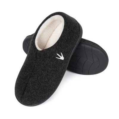 HEYO Pantoffeln Damen Herren Hausschuhe Warm Gefüttert Winter Pantoletten Memory Foam