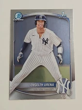 2025 Bowman Chrome Prospect #BCP-16 Engelth Urena 1st Bowman New York Yankees 