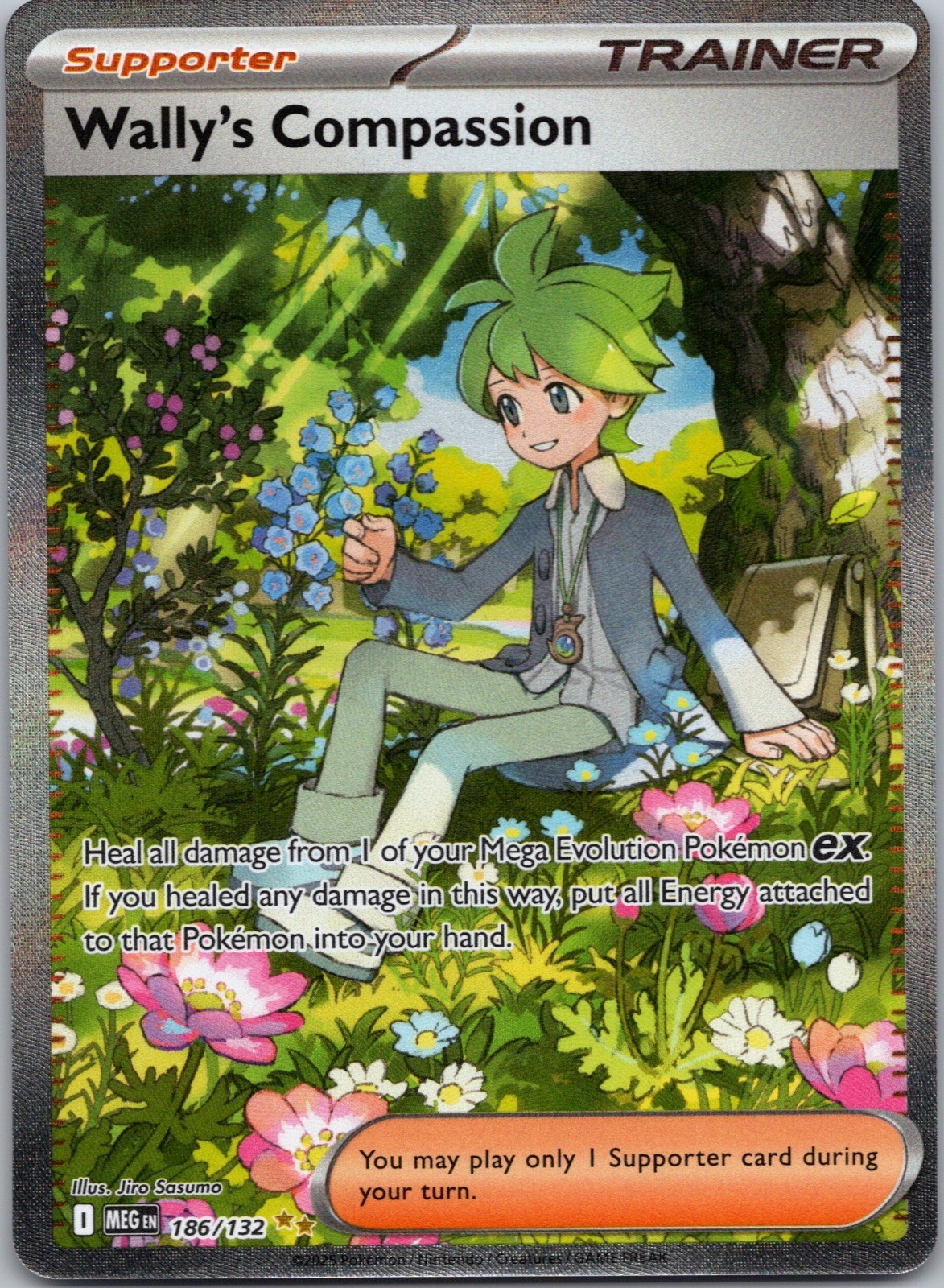 Wally's Compassion 186/132 ME01: Mega Evolution NM