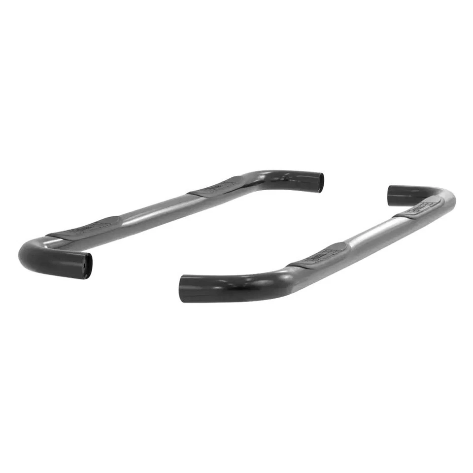 For Chevy Silverado 3500 Classic 07 Aries 3" Cab Length Black Round Side Bars Foto 2 de 4