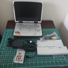MUSTEK Portable DVD Player 9  Wide Screen, Remote, Battery, Cables, Carry Bag