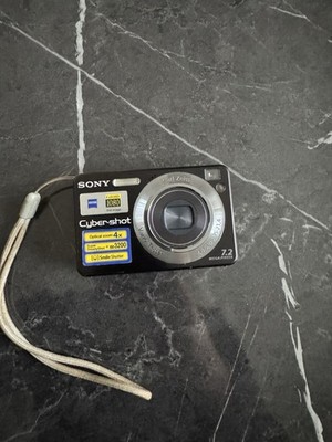 Sony DSC-W120 Digitalkamera  Schwarz Getestet  