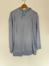 Seraphine Blue Maternity & Nursing Hoodie Size S – Breastfeeding Zip Access