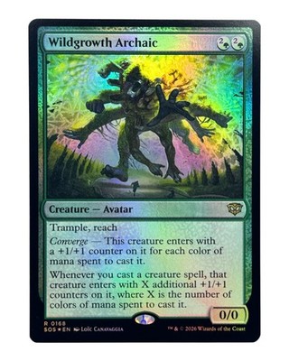 MTG | Wildgrowth Archaic | Secrets of Strixhaven | Foil | NM | EN