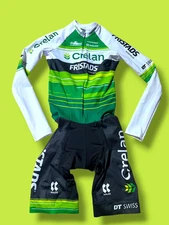 Long Sleeve Skinsuit Cyclocross Roadsuit Midweight  Winter | Kalas |  Crelan Fri
