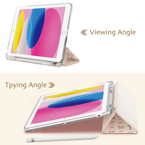 For iPad 10 11 Air Pro Mini Magnetic Case Shockproof Cover with Pencil Holder - Picture 10 of 22