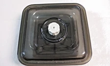 FoodSaver #663 Square Canister 2 1/4 qt. Vacuum Container Black Storage Bowl