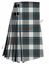 Stewart Dress Blue Tartan 8 Yard Kilt - Men's Traditional Highland Dress Kilts