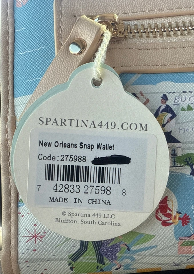 spartina 449 snap wallet New Orleans - Image 3 of 4
