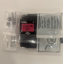 Genuine Brother LC201M Magenta Ink Cartridge OEM Sealed MFC-J480DW MFC-J880DW