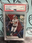 2020 Panini Mosaic Tom Brady #135 Mosaic Genesis Prizm PSA 10