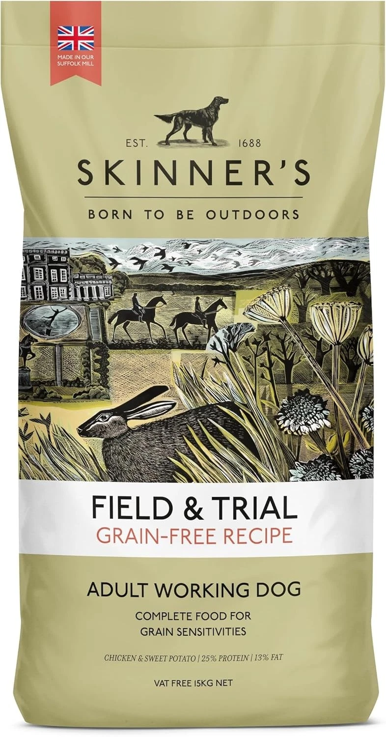 Skinners Field&Trial Grain Free Chicken&Sweet Potato Complete Dry Adult Dog 15kg