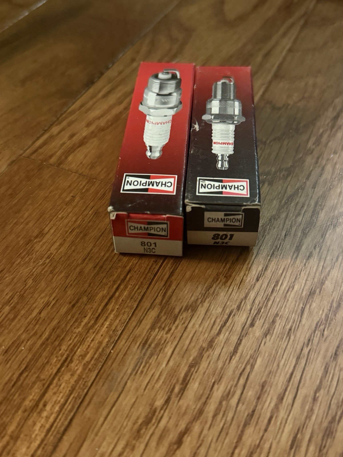 2 Champion Copper Spark Plugs 801 N3C