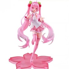 Sakura Miku Pink PVC Figure - Hatsune Miku Sakura Series Doll