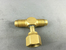 COMMERCIAL  FRIDGE  SERVICE  REPAIR BRASS ADAPTER 1/4MX1/4mx1/4F