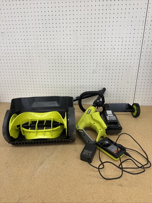 #ad #ad RYOBI 40V 12 in. Cordless Electric Snow Shovel w 4.0 Ah Battery amp; Charger $349.99