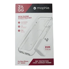 ZAGG - mophie Phone Essentials Kit: Case Protector & 30w Charger iPhone 15 Plus