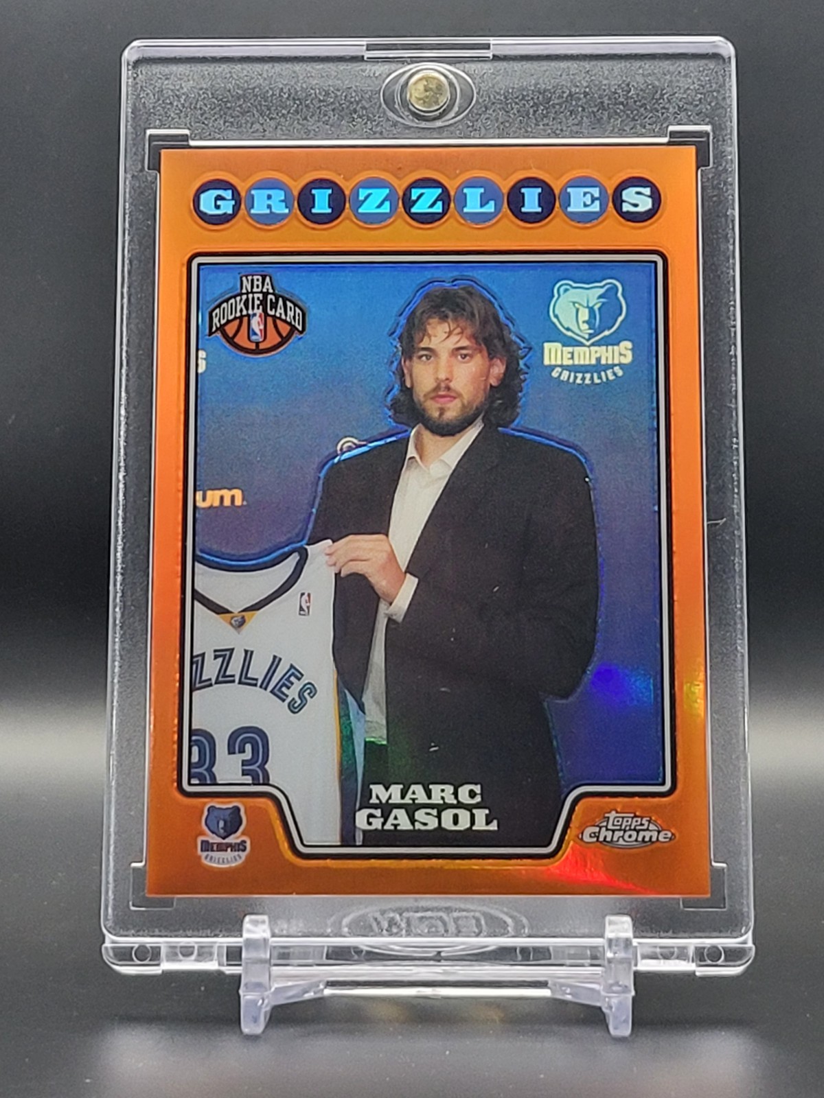 Marc Gasol 2008-09 Topps Chrome Basketball Orange Refractor #212 /499 RARE