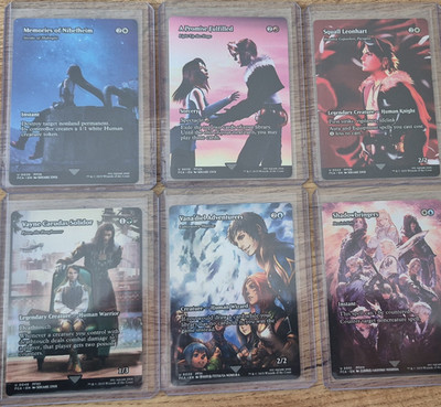 Final Fantasy TCG magic 6 Karten Full Art EN 