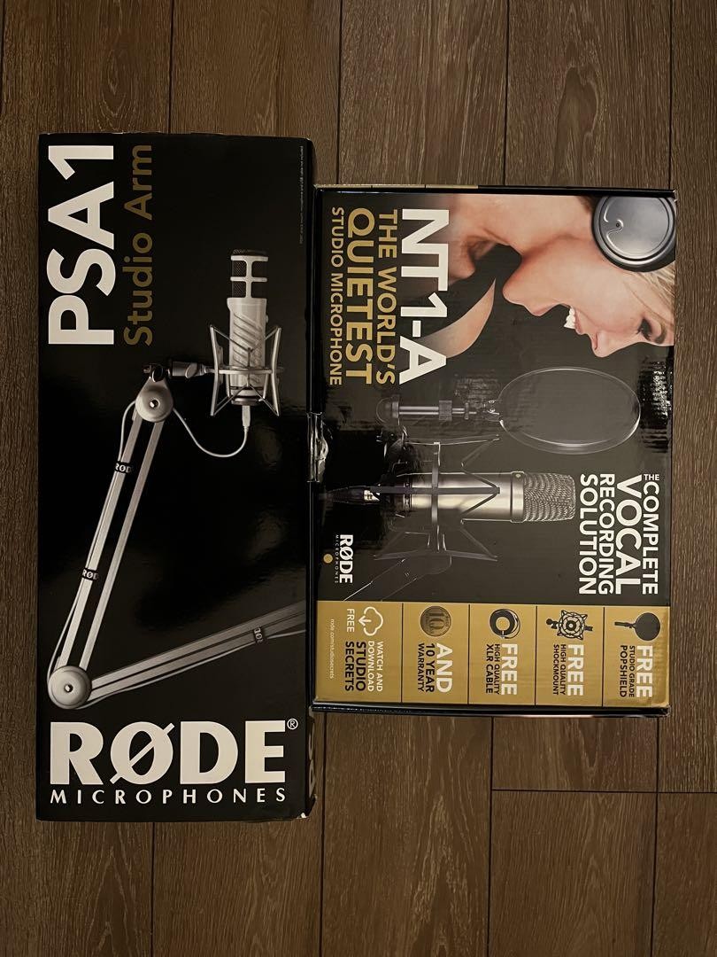RØDE NT1-A コンデンサーマイク PSA1スタジオアームセット Amazon.com: RODE PSA1 Swivel Mount Studio Microphone Boom