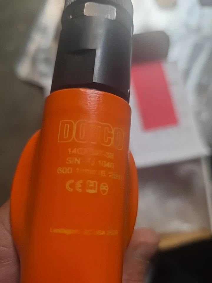 Taladro neumático con empuñadura de pistola Dotco PL31-14CF 600 rpm 3/8 Jacobs Foto 3 de 4