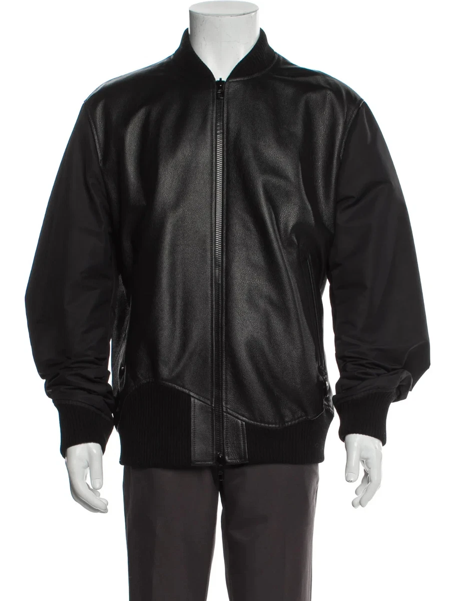 Louis Vuitton Leather Outer Shell Black Coats, Jackets & Vests for