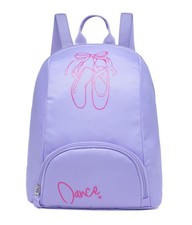 Kids Dance Ballet Backpack for Girls-8L Mini Tutu Backpack, Ages 2-6 Lavender 