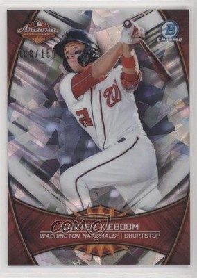 2019 Bowman Chrome Atomic Refractor 108/150 Carter Kieboom #AFL-CK Rookie RC v9t