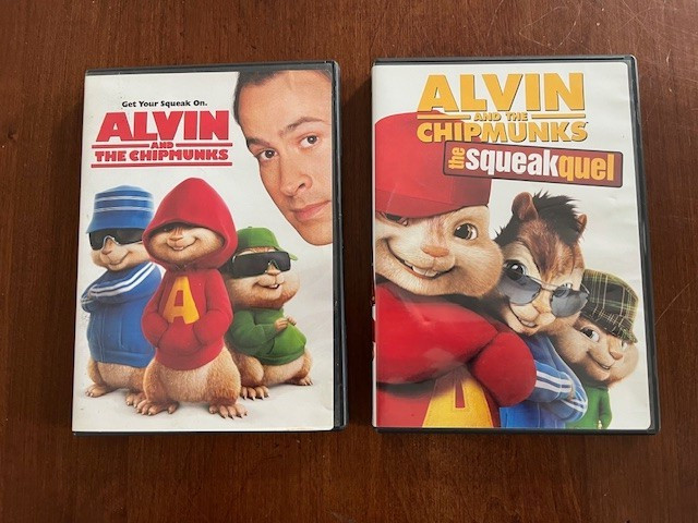 Alvin And The Chipmunks and Alvin And The Chipmunks Squeakquel DVD