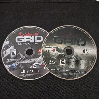 GRID Autosport & GRID PS3 Codemasters Racing Game Discs Only