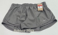 Nike Women's Brief-Lined Tempo Running Shorts, Gunsmoke, Size L
