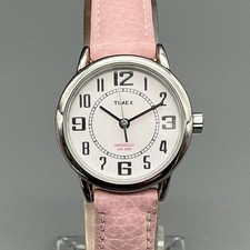 Timex Easy Reader Womens Watch 25mm Pink Leat...