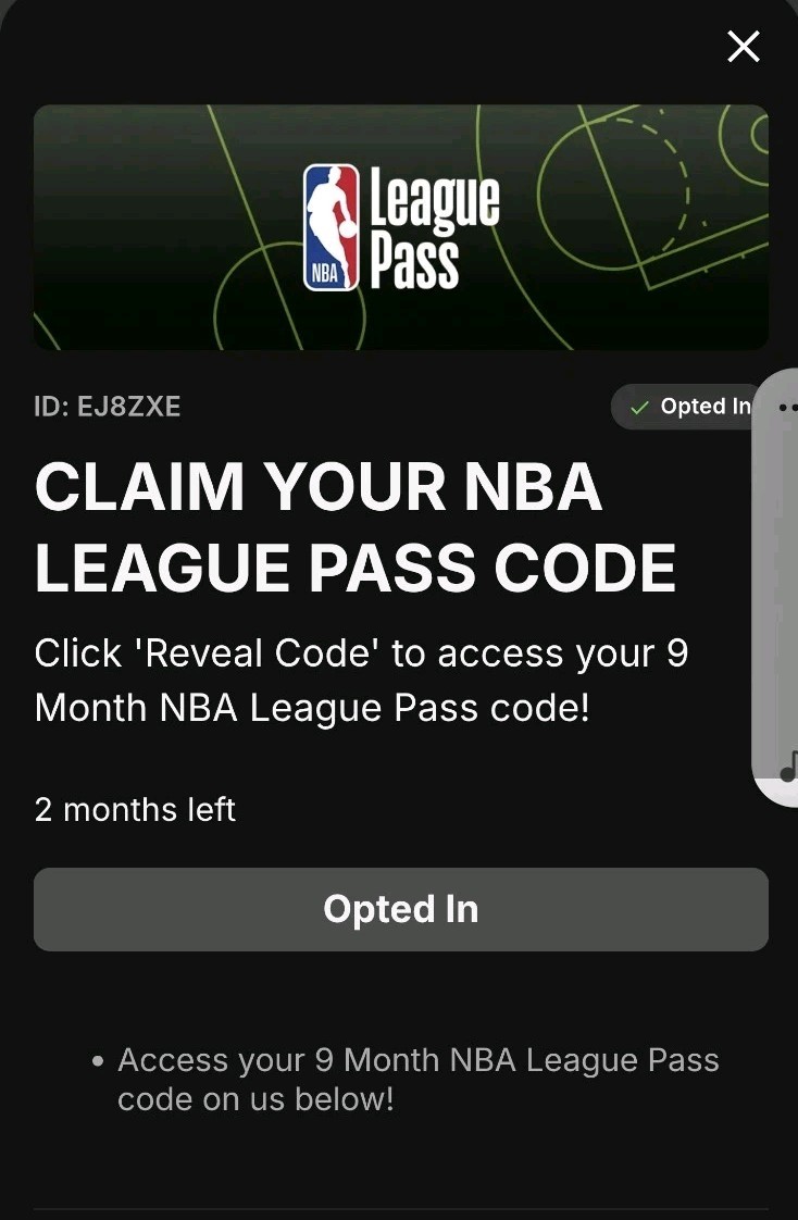 NBA 2026 Season League Pass & 1 month ESPN Digital Codes