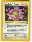 Team Rocket's Meowth - #18 WOTC Black Star Promo - Pokémon TCG - 2000