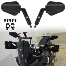Pair Motorcycle Rear View Side Mirrors Abs W 78 Mount For Kove 800 450 Rally