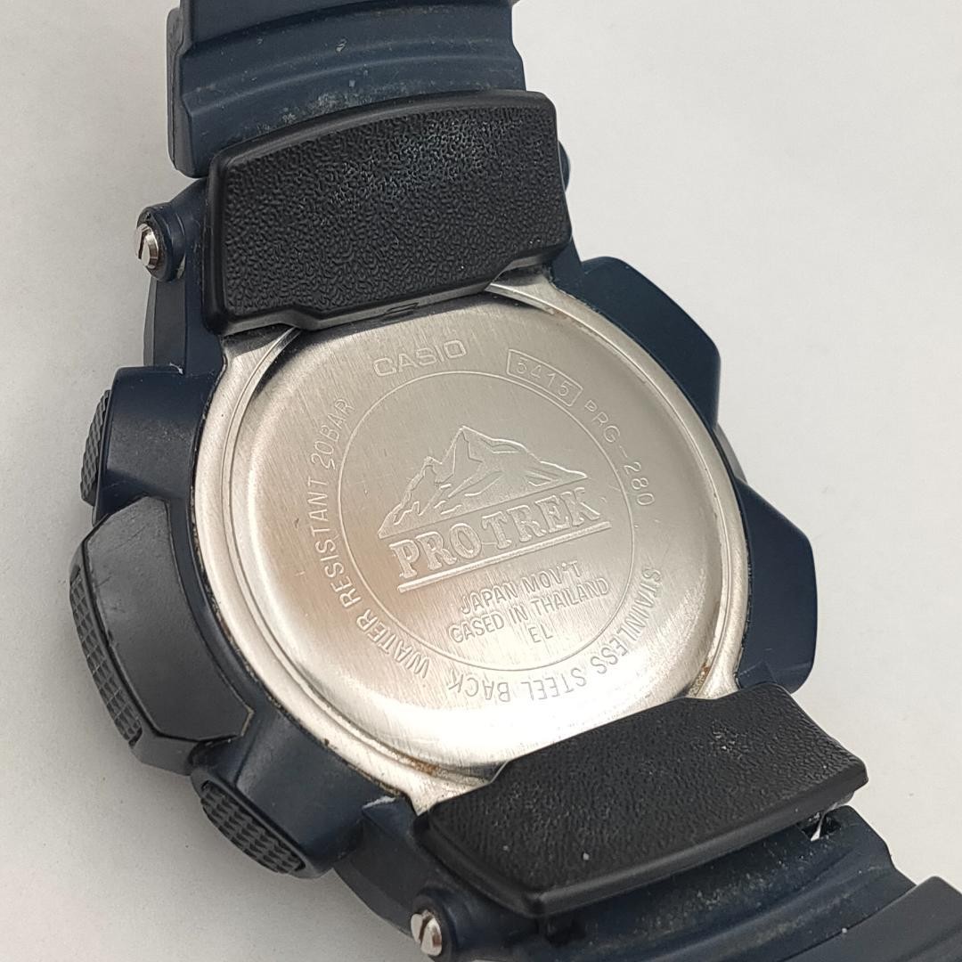 Casio Pro Trek Wr20bar PRG 280 Quartz Digital Watch for sale Casio Pro Trek Wr20bar PRG 280 Quartz Digital Watch for sale