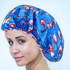 Printed Shower Cap Waterproof Bath Women Hat Accessories for Caps