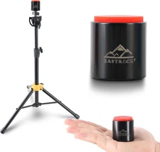 1.57" Mini Practice Drum Pad With Stand Silicone Silent Dumb Drum Black