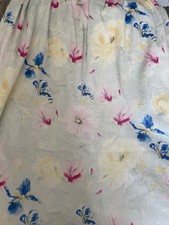 Laura Ashley Curtains 54” Drop 40” Width Floral Roses Pink Blue Yellow Ex Con