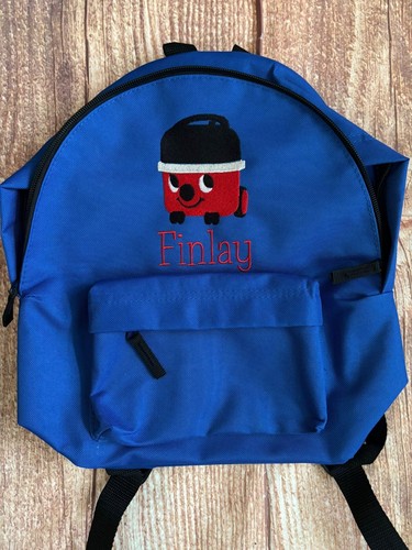 Henry hoover Nursery/Pre-School small embroidered personalised rucksack Childs - Picture 6 of 6
