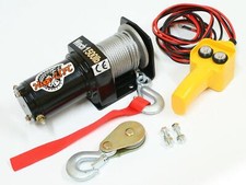 Argano elettrico 12V 680KG / 1360KG 520W, Argano con cavo lunghezza 15 m Ø4mm...