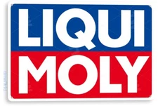 TIN SIGN Liqui Moly Gas Oil Sign, Station, Garage, Auto Shop, Retro Rustic C548