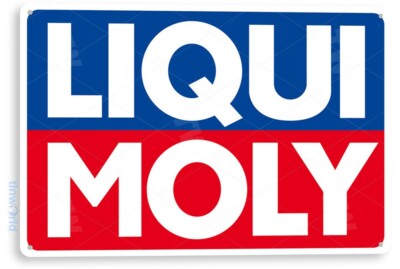 Vintage Tin Sign - Liqui Moly Gas & Oil Retro Metal Wall Decor (8"x11") - Garage, Man Cave, Auto Shop