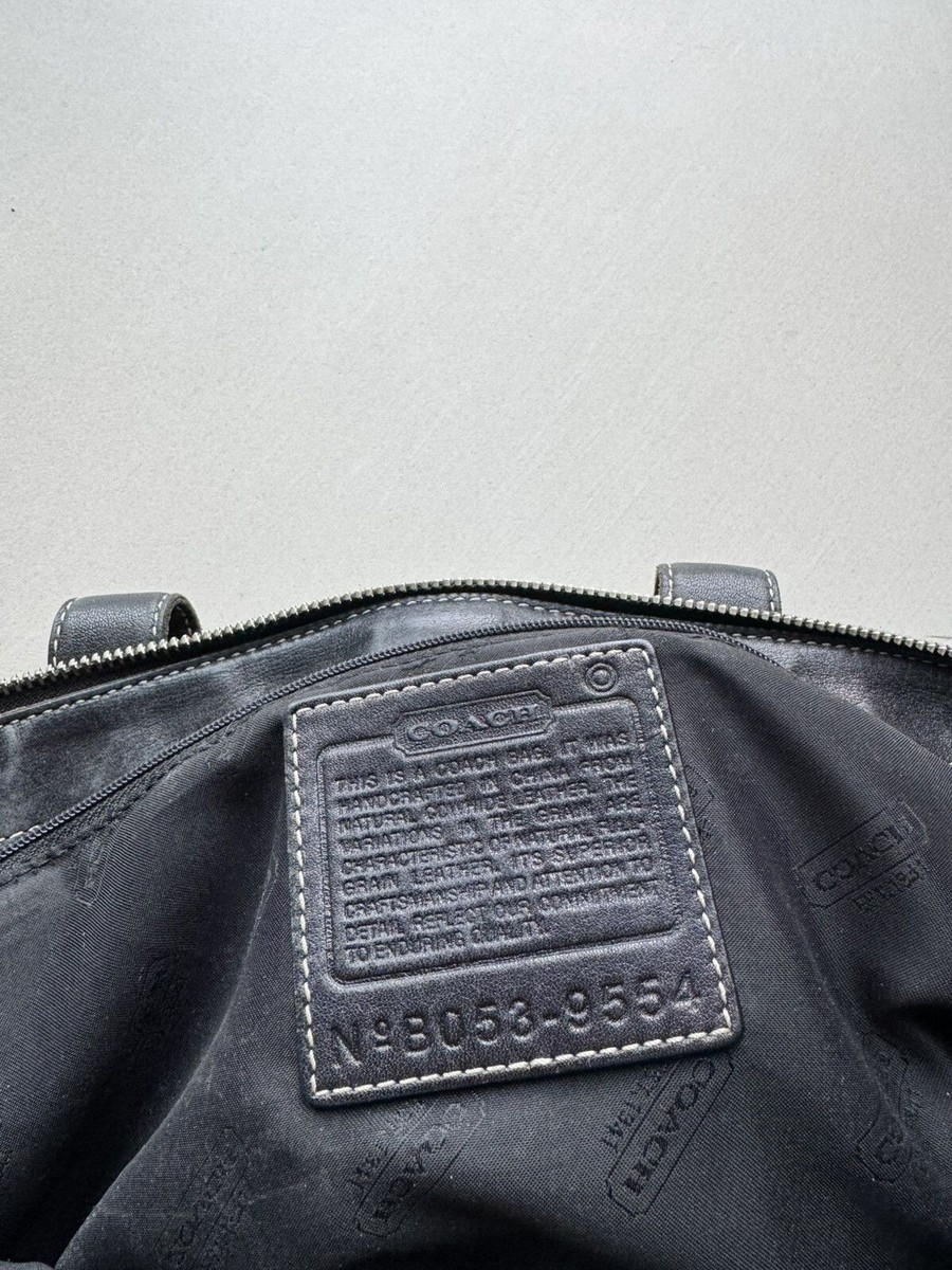 Coach Black Leather Bag Archive | eBay